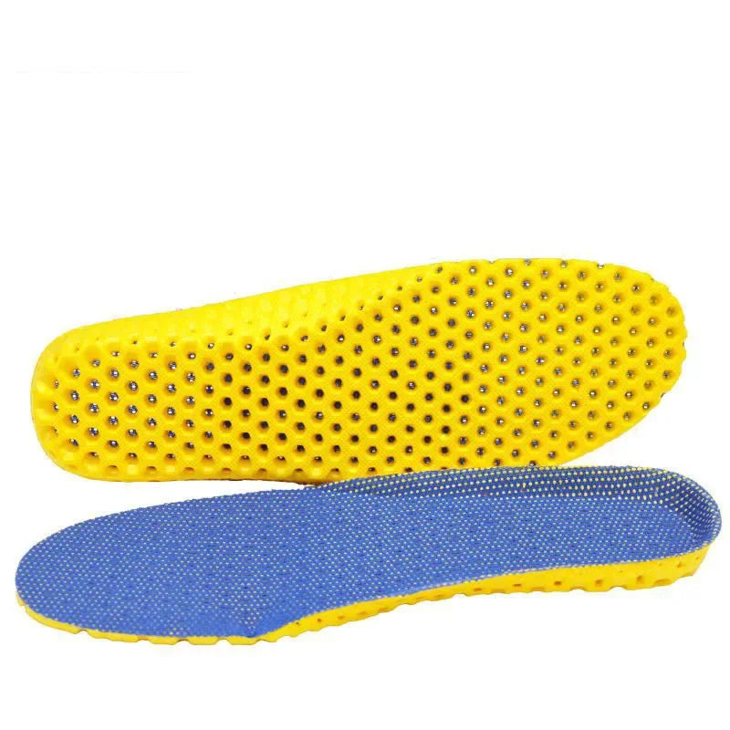 Neue Orthopädische Memory Foam Einlegesohlen | Atmungsaktive Mesh Sporteinlagen für Damen & Herren | Dämpfung & Fußgewölbeunterstützung Kaufschwan® Basic Königsblau EU35