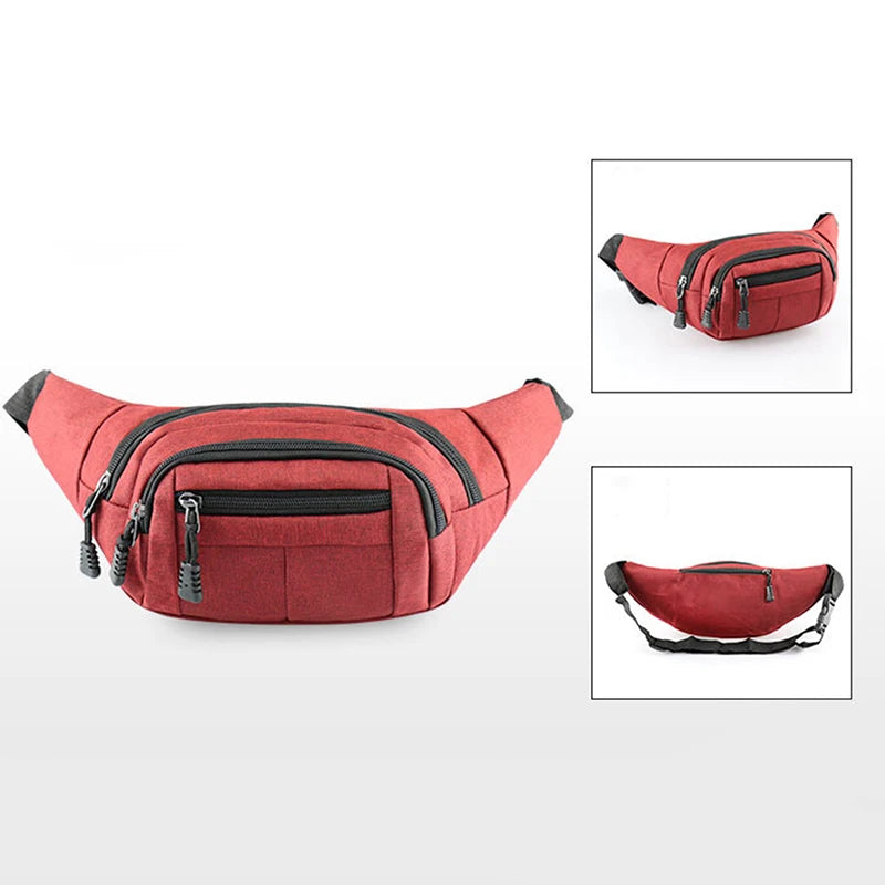 Unisex Hüft- & Bauchtasche – Modische Banana Bag | Brusttasche, Crossbody Gürteltasche & Reise Pouch für Damen & Herren Kaufschwan®