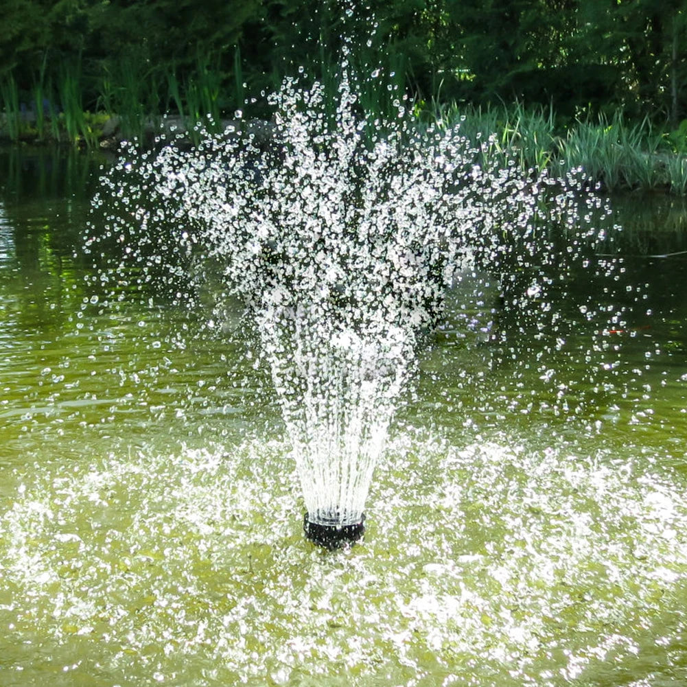 Solar-Wasserbrunnenpumpe mit Düsen – Solar-Teichpumpe Set | Für Garten, Pool, Teich & Aquarium Kaufschwan®