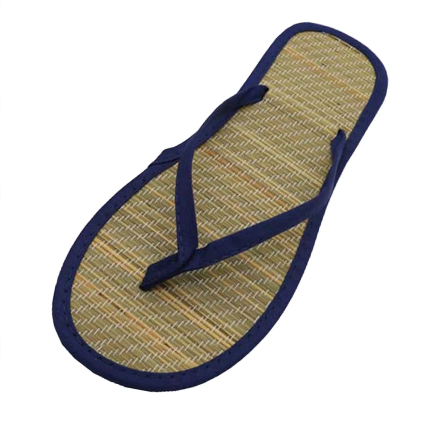 Damen Flache Flip-Flops | Bequeme Rutschfeste Bambus-Rattan Sandalen | Hausschuhe für Bad & Alltag Kaufschwan®