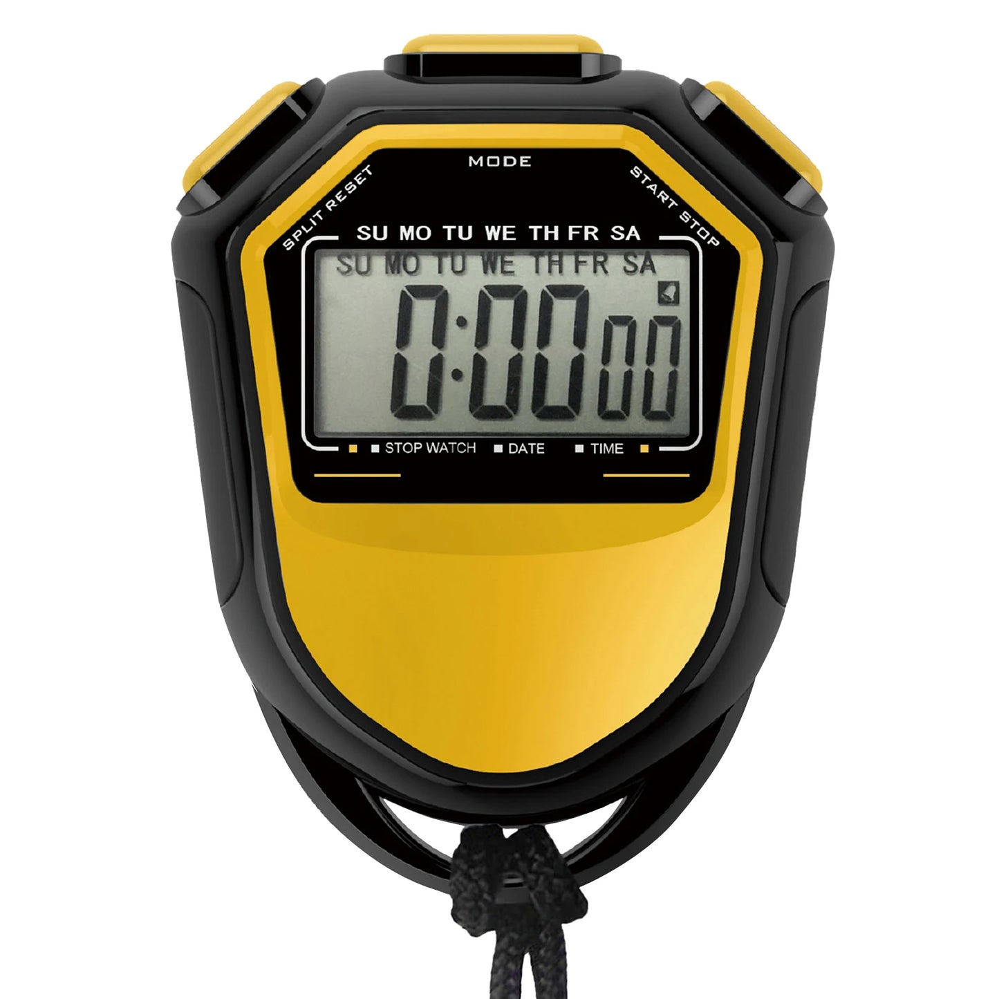 Wasserdichte Digitale Stoppuhr – Handheld LCD Sport Timer mit Band | Chronograph Zähler für Schwimmen, Laufen & Fußballtraining Kaufschwan®