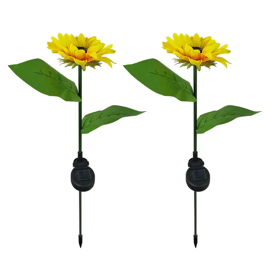 Kreative Solar-Sonnenblumen-Leuchte – 20LED Wasserdichte Außenlampe für Garten, Hof & Wegbeleuchtung Kaufschwan® 2 Stück