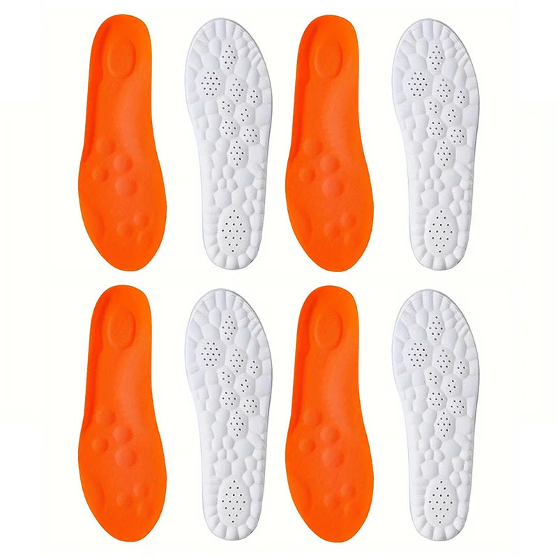 Latex Sport Einlegesohlen – Weiche Orthopädische Fußgewölbestütze | 1/2/4 Paar | Atmungsaktive & Geruchshemmende Schuheinlagen Kaufschwan®