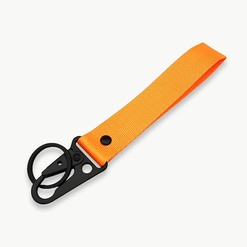 Personalisierter Schlüsselanhänger fürs Handgelenk – Mit eigenem Text oder Logo | Lanyard mit Clip für Auto & Motorrad, Unisex Design