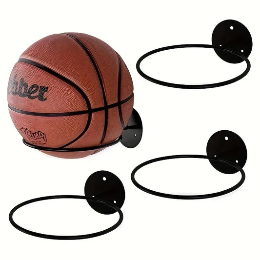 1 Stück / 2 Stück Metall Wandhalterung für Sportbälle – Robuster Wandständer für Basketball, Fußball & Volleyball Kaufschwan®