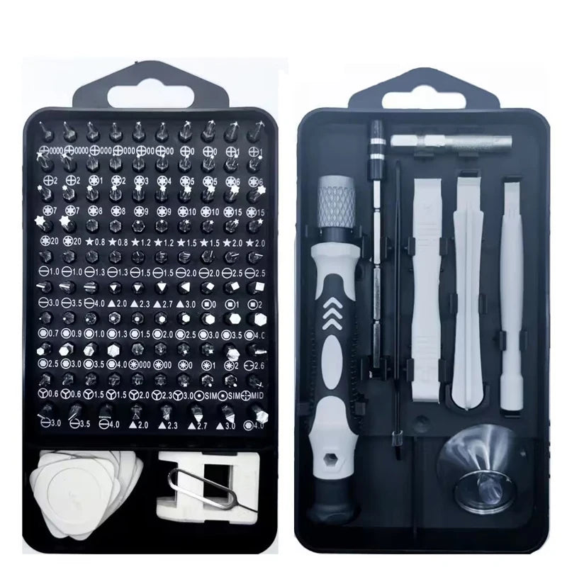 115 in 1 Präzisions Magnet Schraubendreher Set Multifunktionales Reparatur Werkzeugkit