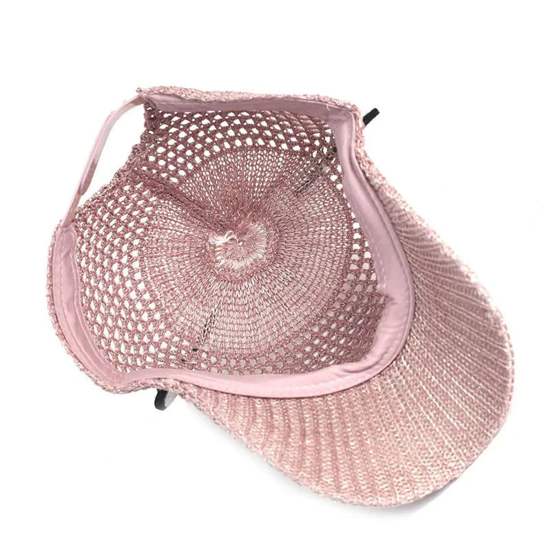Sommer Damen Niedliche Katzenohren Mesh Baseballkappe | Verstellbarer Sonnenschutz Hut Kaufschwan®