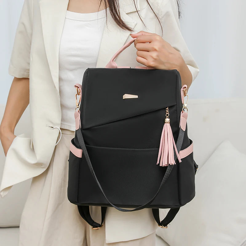 Damen Rucksack Mode | Wasserdicht Weiches Leder Schul- & Reiserucksack Kaufschwan®
