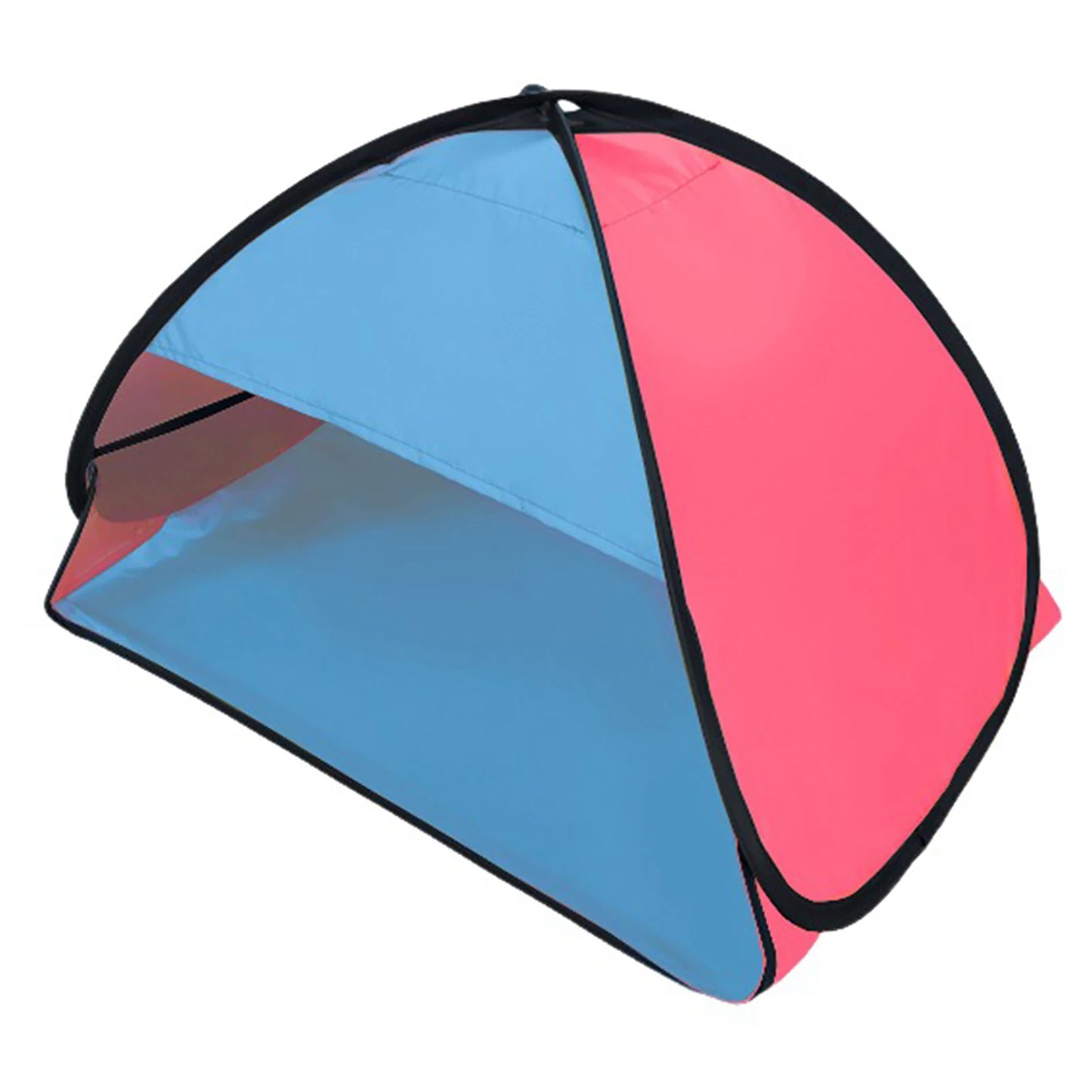 Mini Tragbares Kopfzelt Sonnenschutz – Pop-Up Strand Gesichtszelt für Sonnenbaden, Sommerreisen & Outdoor Schutz Kaufschwan® Rot Blau