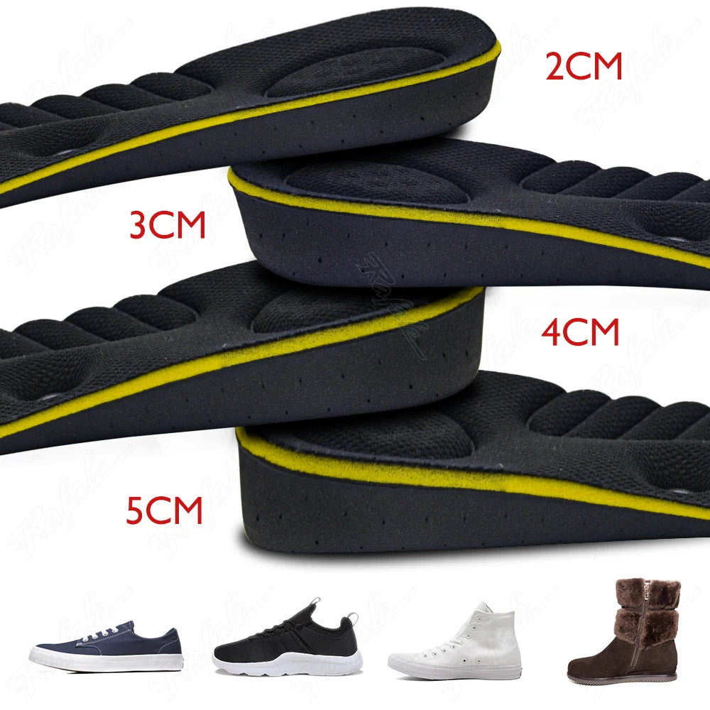 VTHRA Unsichtbare Einlegesohlen mit Höhenverstärkung (2–5cm) | Magnetische Fersenkissen mit Fußgewölbeunterstützung für Damen & Herren Kaufschwan®