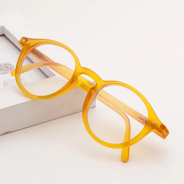 Fashion Kids Anti-blue Light Glasses Vintage Round Frame Boys Girls Computer Glasses Protection Eyeglasses Plain Glasses Kaufschwan® YW