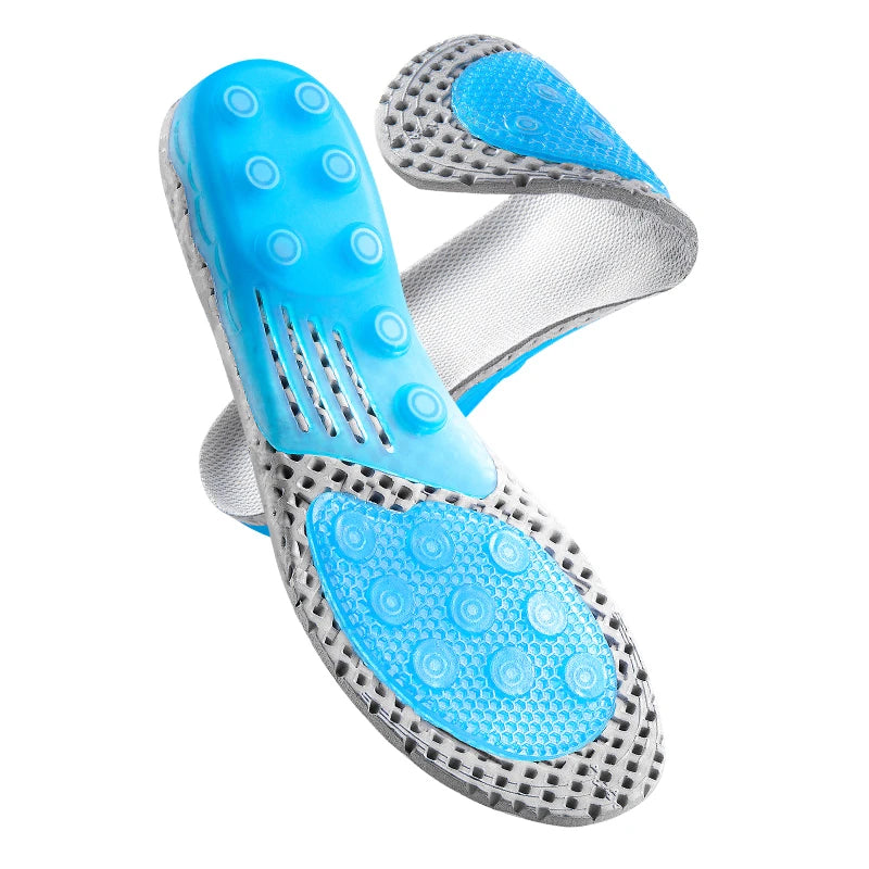 Silikon Orthopädische Schuhsohlen Einlegesohlen | EVA Feder Fußgewölbe-Unterstützung bei Plattfüßen & Plantarfasziitis Kaufschwan®