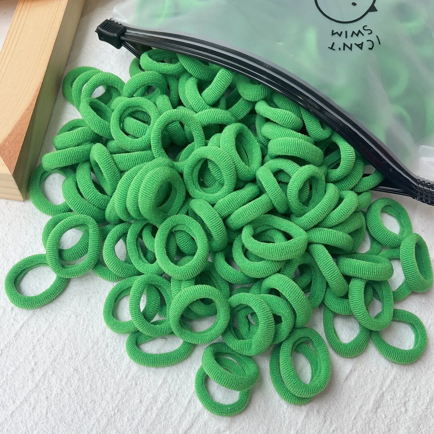 20/50 Stück Elastische Haargummis für Kinder | Bunte Süße Scrunchies & Haargummis für Mädchen & Babys | Weiche Haar-Accessoires
