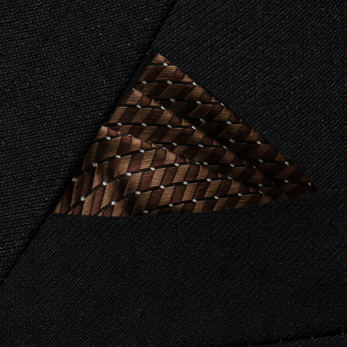 Herren Einstecktuch in Premiumqualität – Neues Design, Einfarbig oder Paisley, Schwarzes Anzug Accessoire in Vielen Farben