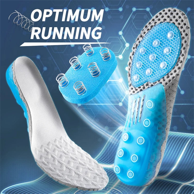 Silikon Orthopädische Schuhsohlen Einlegesohlen | EVA Feder Fußgewölbe-Unterstützung bei Plattfüßen & Plantarfasziitis Kaufschwan®