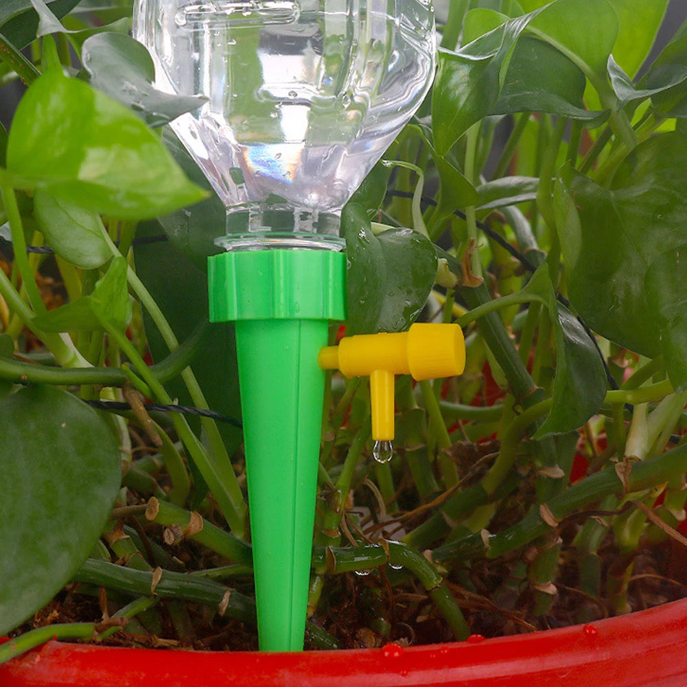 Automatisches Bewässerungsset – Selbstbewässerung & Tropfbewässerungssystem | Intelligente Bewässerungssteuerung für Haus & Gartenpflanzen