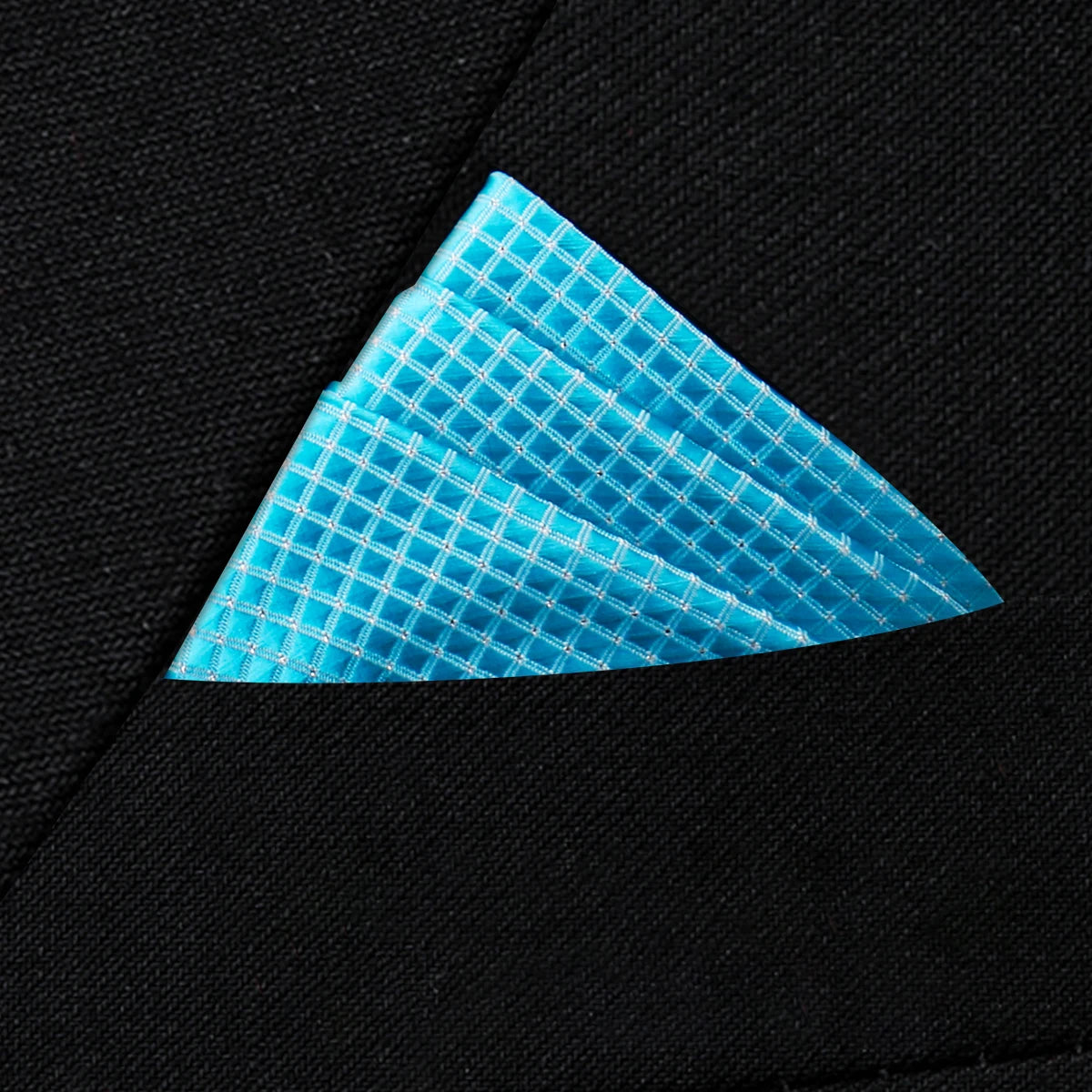 Herren Einstecktuch in Premiumqualität – Neues Design, Einfarbig oder Paisley, Schwarzes Anzug Accessoire in Vielen Farben