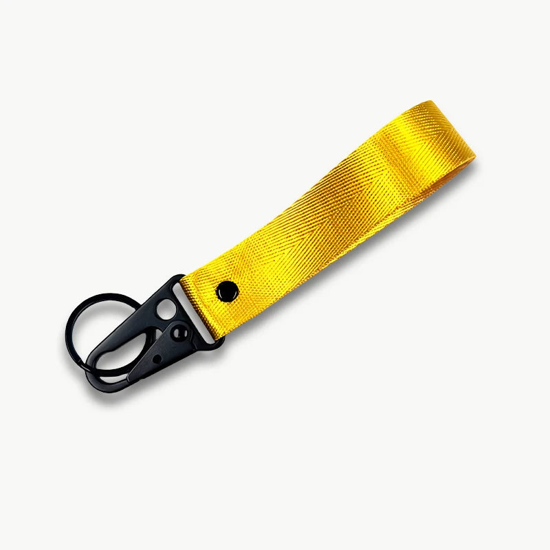 Personalisierter Schlüsselanhänger fürs Handgelenk – Mit eigenem Text oder Logo | Lanyard mit Clip für Auto & Motorrad, Unisex Design