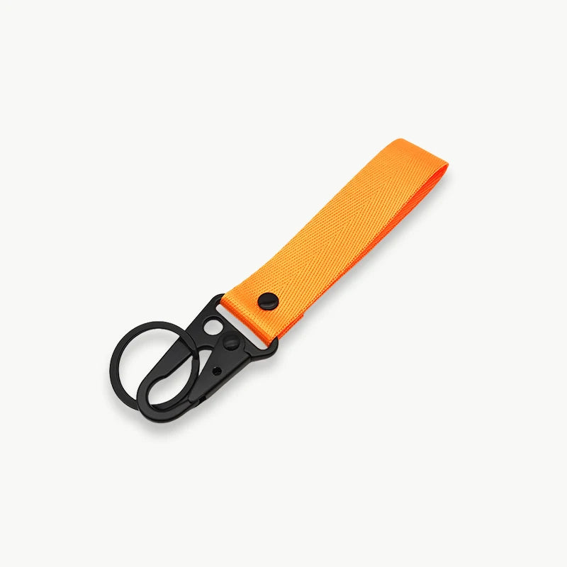 Personalisierter Schlüsselanhänger fürs Handgelenk – Mit eigenem Text oder Logo | Lanyard mit Clip für Auto & Motorrad, Unisex Design