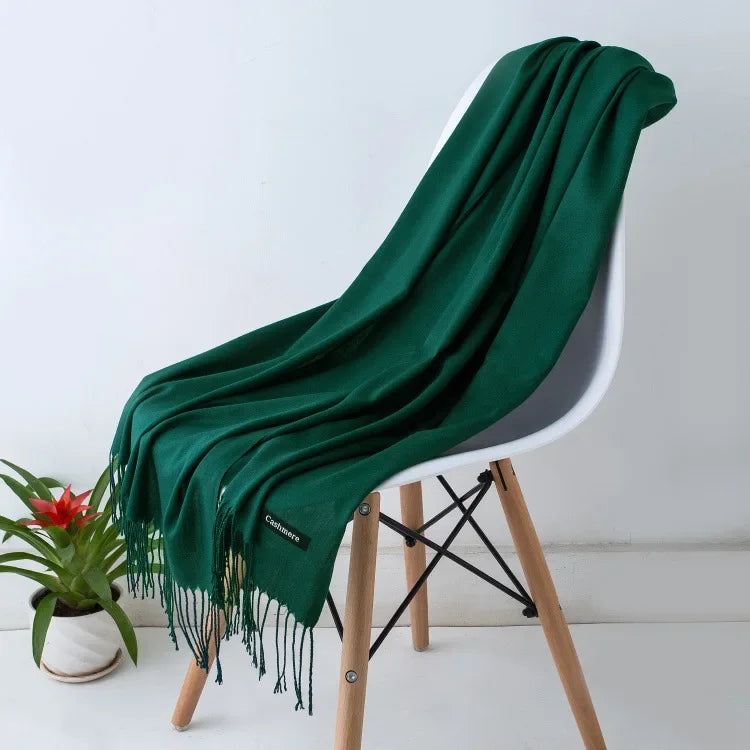 Damen Pashmina Schal | Weich wie Kaschmir | Warmer Winter Schal, Reise- & Büro-Accessoire