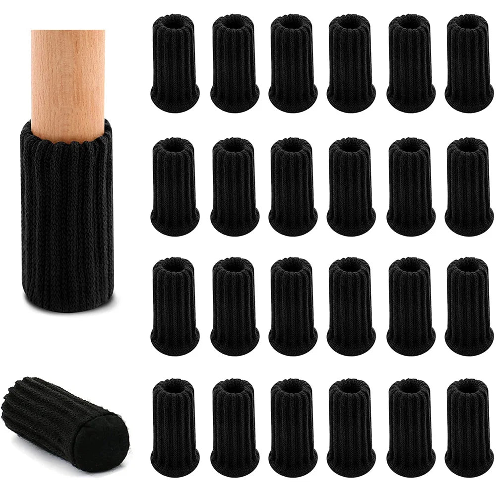 4/8/24 Stück Gestrickte Möbelbein Socken – Stuhlbein Bodenschutz & Möbelkappen | Kratzschutz Stuhlbeinüberzüge für Kommoden & Möbel