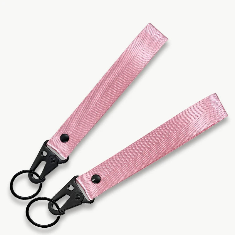 Personalisierter Schlüsselanhänger fürs Handgelenk – Mit eigenem Text oder Logo | Lanyard mit Clip für Auto & Motorrad, Unisex Design