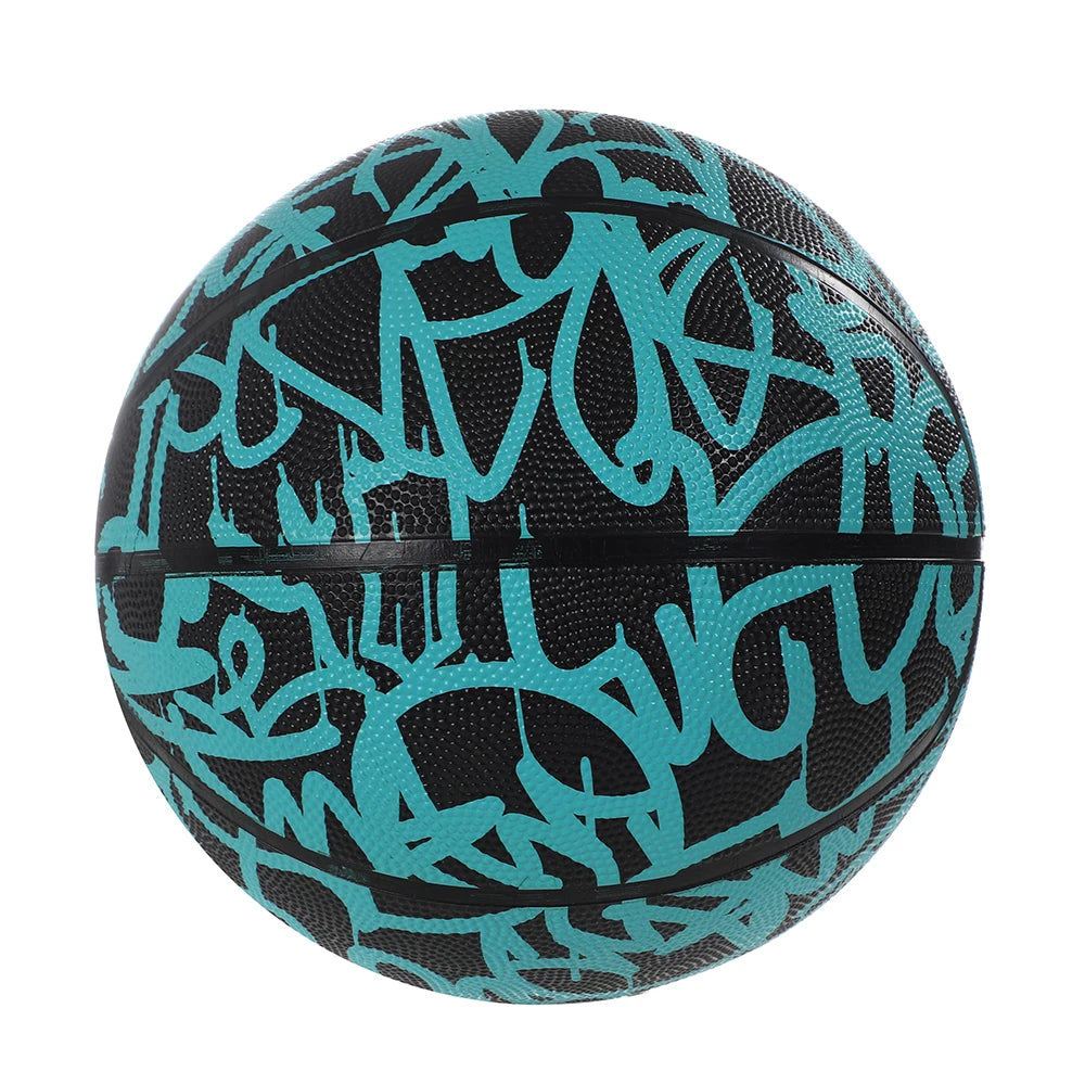 Professioneller Gummibasketball Größe 7 – Langlebiger Outdoor Trainingsball für Erwachsene & Jugendliche | Sportball für Asphalt- & Betonplätze Kaufschwan®