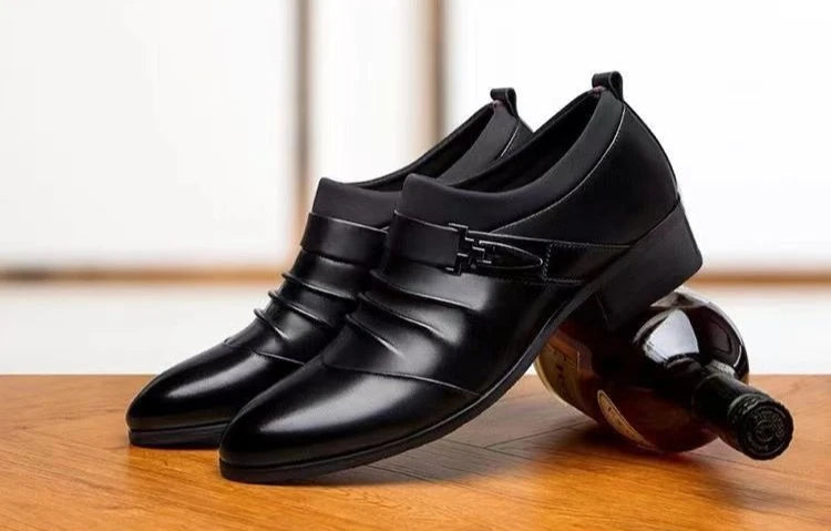 Herren Formelle Spitzschuhe – Hochwertige Luxus-Businessschuhe | Eleganter Stil für Herbst & Winter zum Günstigen Preis Kaufschwan®