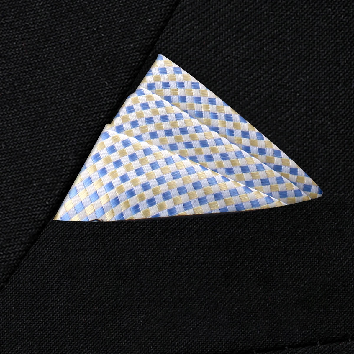 Herren Einstecktuch – Neues Design Jacquard Gewebtes Taschentuch, Braunes Anzug Accessoire für Hochzeit, Party & Formelle Anlässe Kaufschwan®