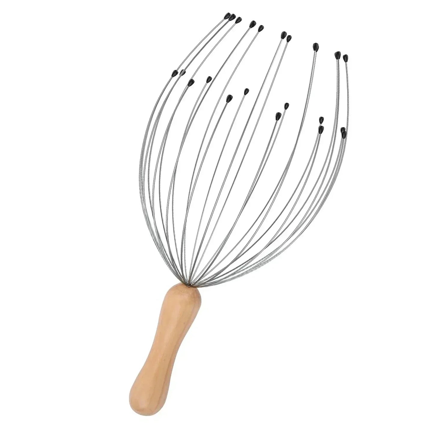 28-Finger-Oktopus-Kopf-Massager | Kopfhaut-Kratzer & Entspannungswerkzeug zur Spannungsreduzierung Kaufschwan® 24 Finger