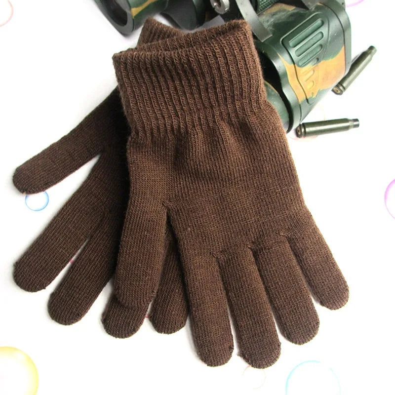 Damen Kaschmir Optik Strickhandschuhe – Warme Vollfinger Handschuhe mit Futter | Winter & Herbst Handwärmer, Ski & Outdoor Kurzarm-Handschuhe Kaufschwan®