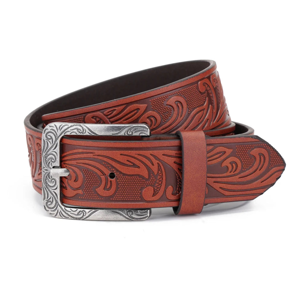 Herren PU-Leder Gürtel – Mehrfarbiger Gürtel mit Dornschließe | Stilvoller Freizeit & Business Gürtel, Perfektes Geschenk für Männer