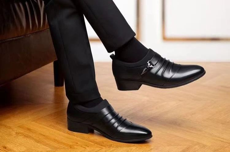 Herren Formelle Spitzschuhe – Hochwertige Luxus-Businessschuhe | Eleganter Stil für Herbst & Winter zum Günstigen Preis Kaufschwan®