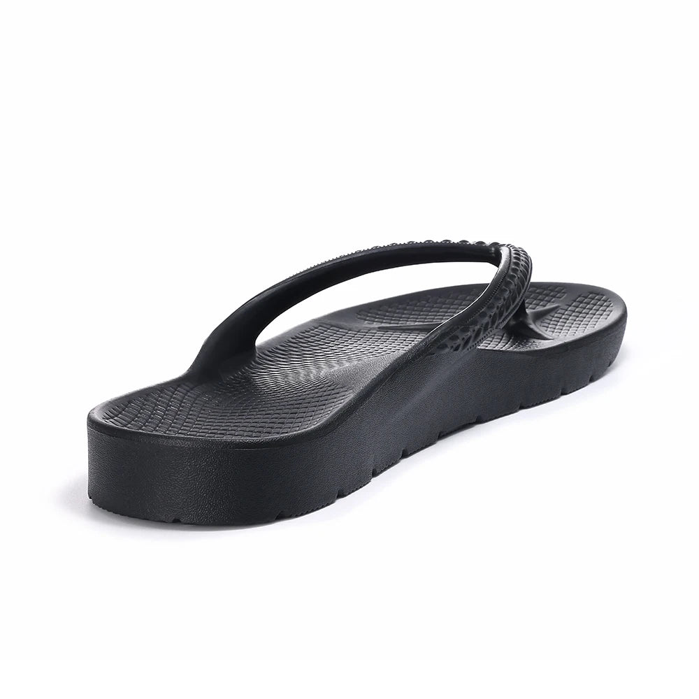 Flip-Flops für Herren | Sommer-Orthopädische Sandalen | Plantarfasziitis-Linderung | Weiche, Leichte Hausschuhe