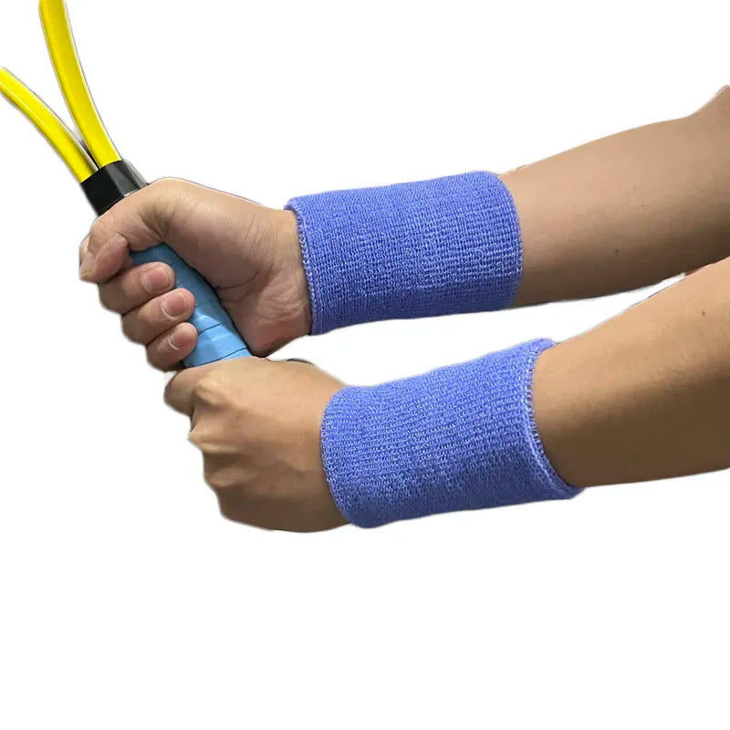 2 Stück Sport Schweißbänder – Schweißabsorbierende Tennis & Fitness Armbänder | Atmungsaktive Elastische Handgelenkbänder für Damen & Herren Kaufschwan®