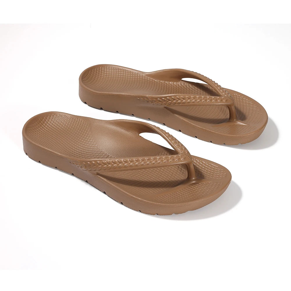 Flip-Flops für Herren | Sommer-Orthopädische Sandalen | Plantarfasziitis-Linderung | Weiche, Leichte Hausschuhe Kaufschwan®