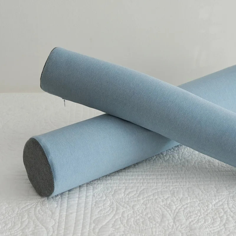 Multifunktionales Zylindrisches Latex Kissen – Orthopädisches Nackenkissen mit Reverse-Bow-Design zur Schlaf- & Haltungsverbesserung Kaufschwan®