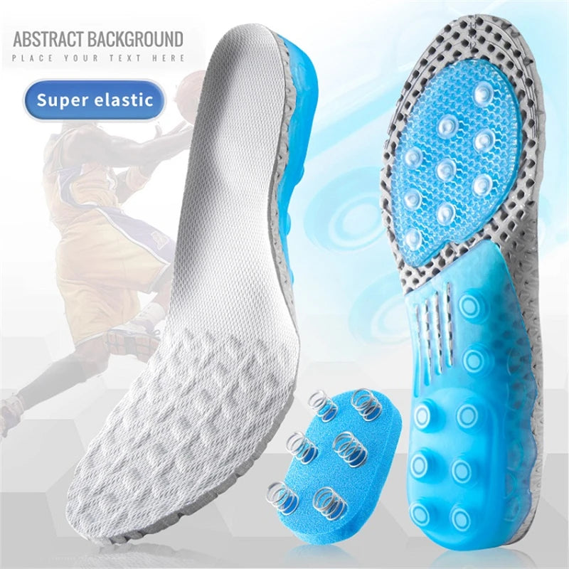 Silikon Orthopädische Schuhsohlen Einlegesohlen | EVA Feder Fußgewölbe-Unterstützung bei Plattfüßen & Plantarfasziitis Kaufschwan®