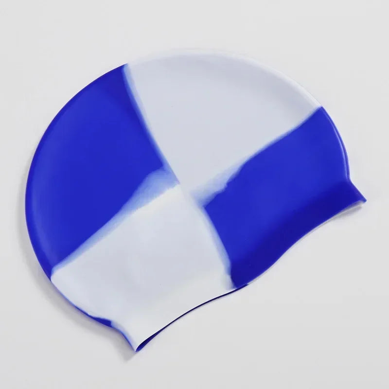 Silikon Schwimmkappe – Wasserdicht & Elastisch | Badehaube für Lange Haare | Unisex Schutzkappe für Schwimmbad & Training