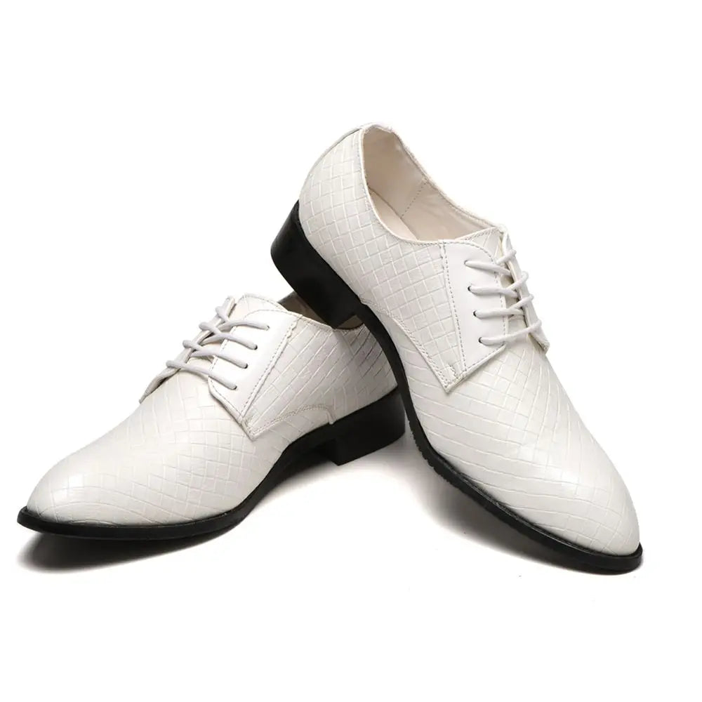 Herren Schnürschuhe Herbst/Winter – Elegante Spitzleder-Businessschuhe | Formelle Schuhe für Büro, Party & Feier zum Günstigen Preis Kaufschwan®
