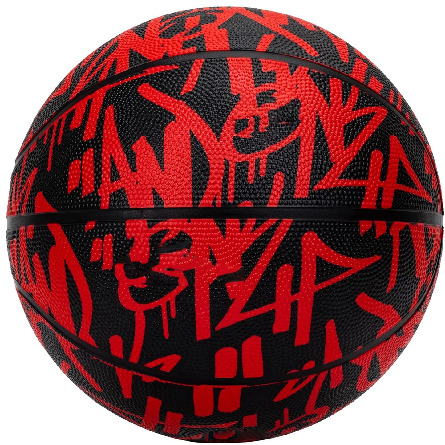Professioneller Gummibasketball Größe 7 – Langlebiger Outdoor Trainingsball für Erwachsene & Jugendliche | Sportball für Asphalt- & Betonplätze Kaufschwan® Design 6