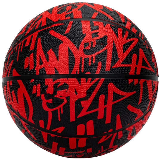 Professioneller Gummibasketball Größe 7 – Langlebiger Outdoor Trainingsball für Erwachsene & Jugendliche | Sportball für Asphalt- & Betonplätze Kaufschwan® Design 6