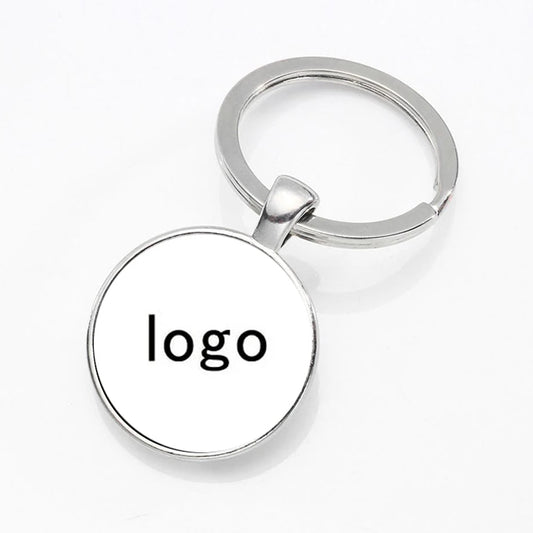 Personalisierter Schlüsselanhänger mit Logo – Individuelle Schwarz-Weiß oder Farb-Foto Gravur | Firmenlogo & Persönliches Geschenk
