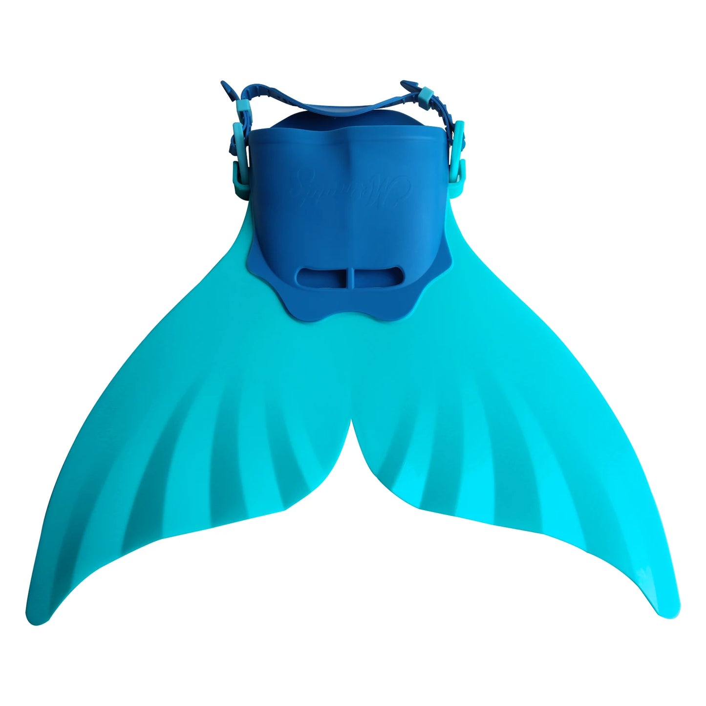 Kinder Meerjungfrau Monoflosse | Pinke Trainingsflosse | Membranflossen für Pool, Tauchen & Strandspaß Kaufschwan® Himmelblau