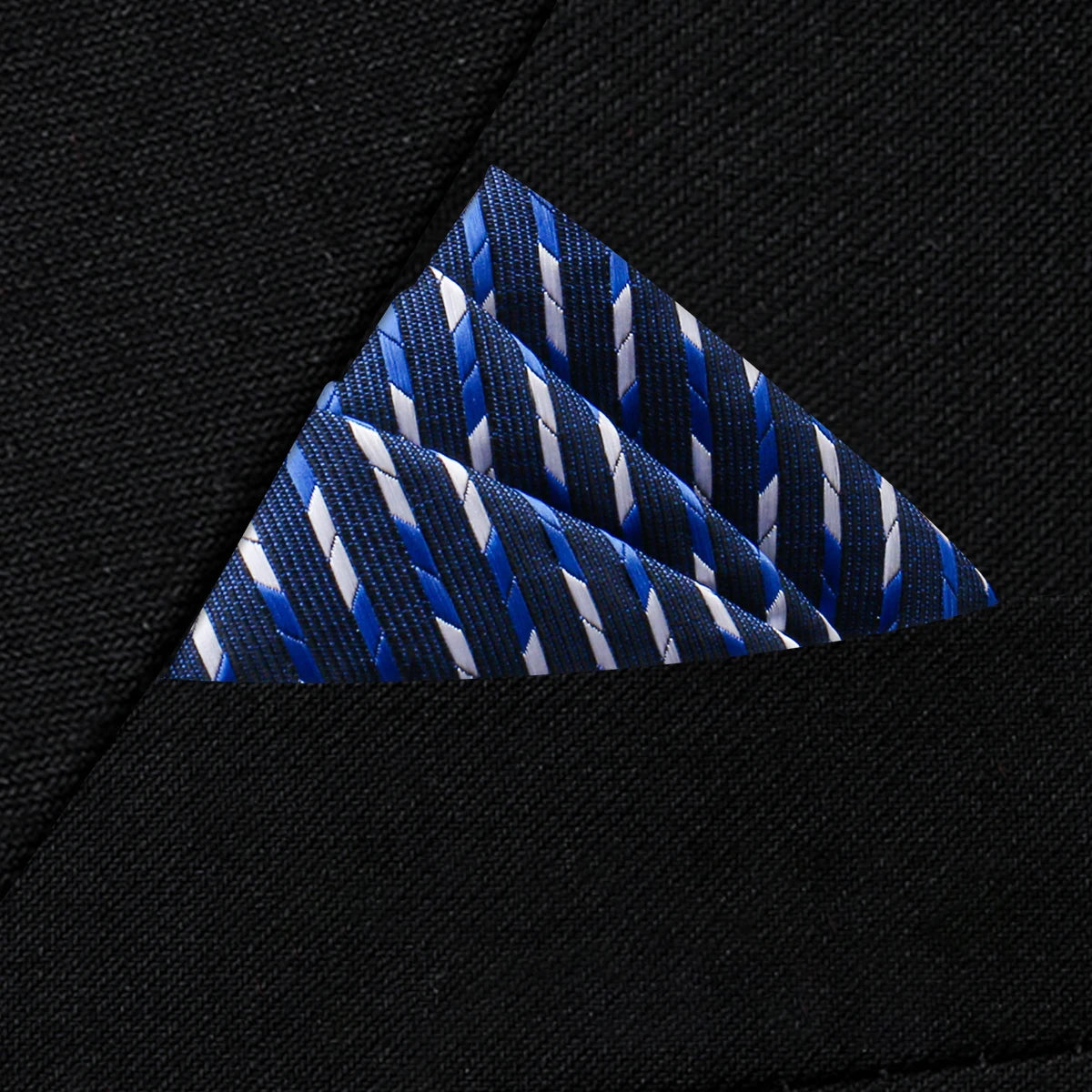 Herren Einstecktuch – Neues Design Jacquard Gewebtes Taschentuch, Braunes Anzug Accessoire für Hochzeit, Party & Formelle Anlässe