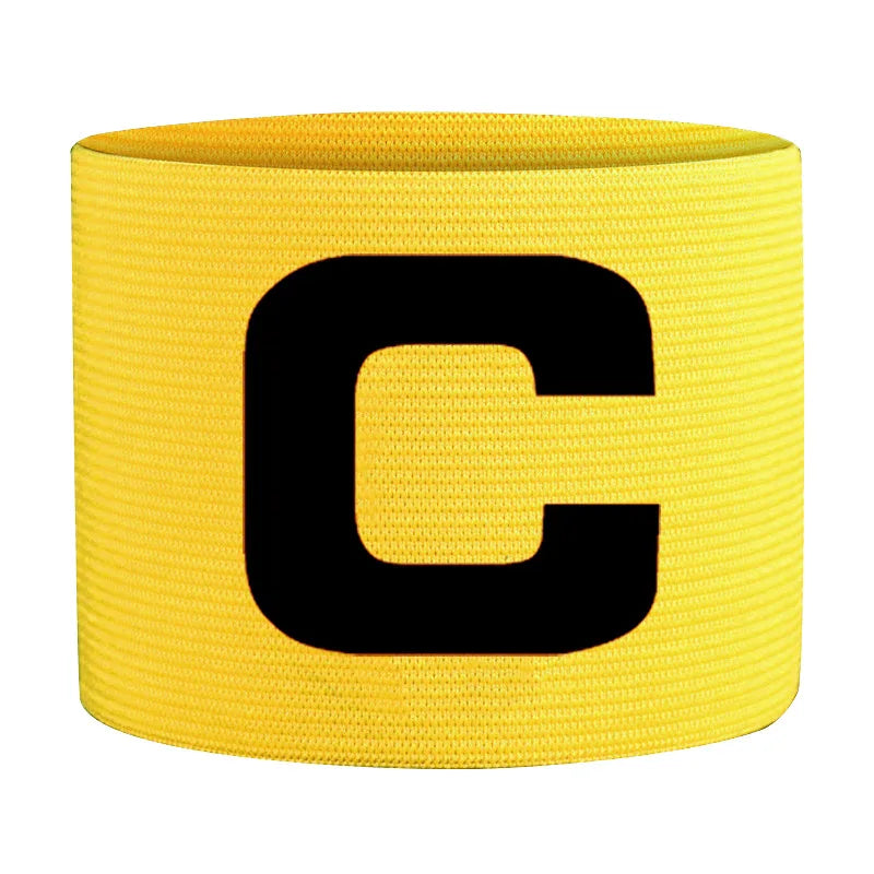 Hochwertige Kapitänsbinde – Verstellbares Fußball Armband | Professionelles Sportzubehör & Geschenk für Mannschaftskapitäne Kaufschwan® Gelb