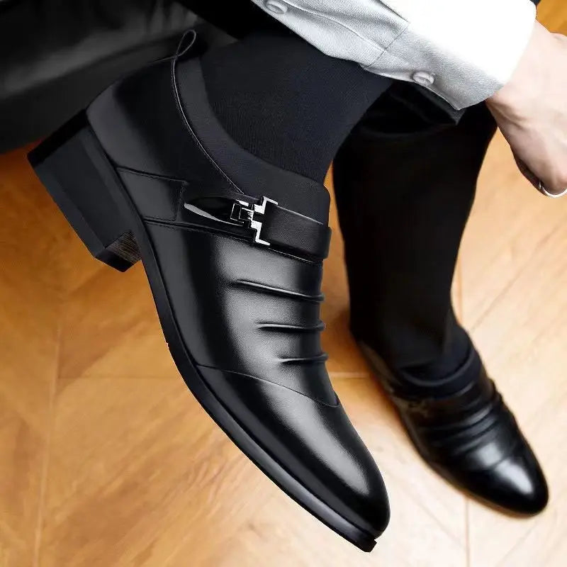 Herren Formelle Spitzschuhe – Hochwertige Luxus-Businessschuhe | Eleganter Stil für Herbst & Winter zum Günstigen Preis Kaufschwan®