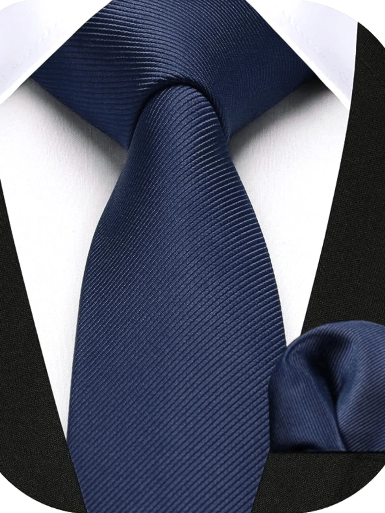 Herren Seidenkrawatten-Set – 6 cm Schmale Krawatte mit Passendem Einstecktuch | Elegantes Geschenk für Hochzeit, Business & Formelle Anlässe Kaufschwan®