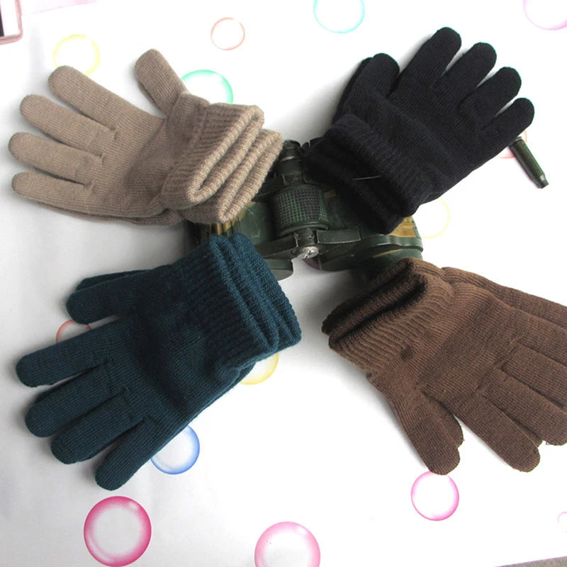 Damen Kaschmir Optik Strickhandschuhe – Warme Vollfinger Handschuhe mit Futter | Winter & Herbst Handwärmer, Ski & Outdoor Kurzarm-Handschuhe Kaufschwan®