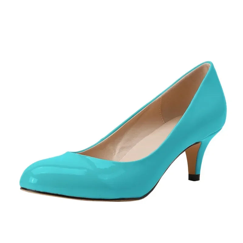 Damen Lackleder-Business-Pumps – Spitzes Design & 5 cm Absatz | Elegante Schuhe für Büro, Business & Formelle Anlässe Kaufschwan®